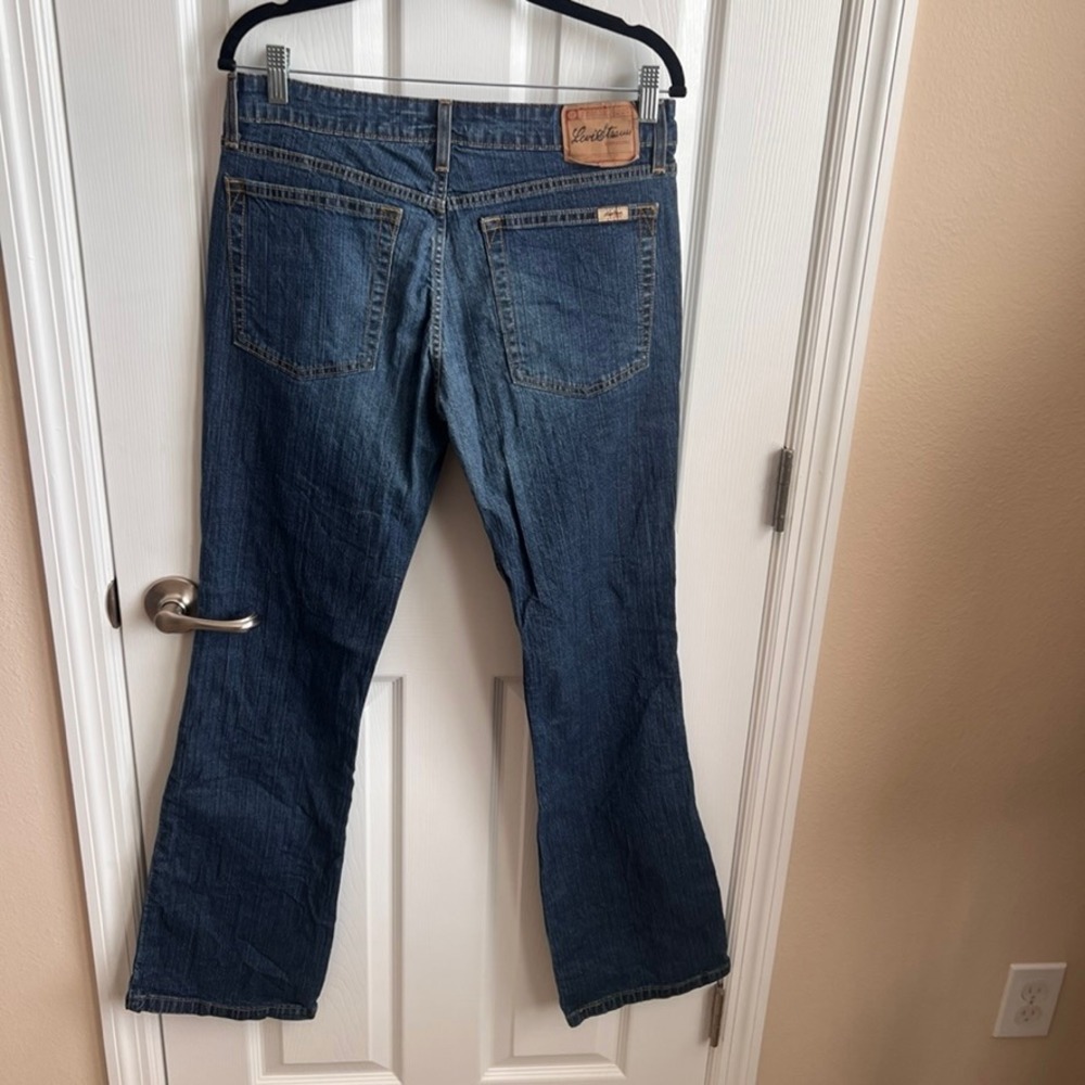 Levi‎ Strauss Signature Stretch Low Rise Bootcut Jeans Juniors Size 11 Long - Picture 8 of 10